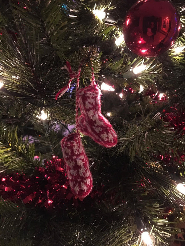 Mini-Slipper Sock Ornament Sets